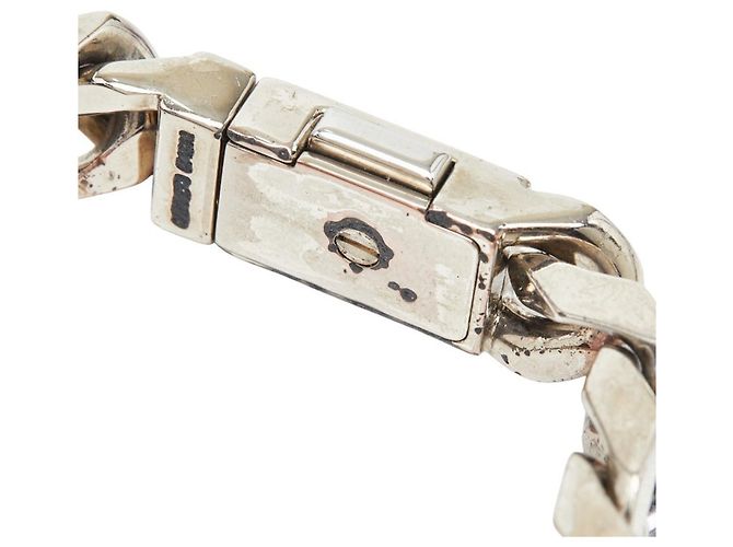 Bracciale Charm Louis Vuitton LV Signature Argento - vista 4
