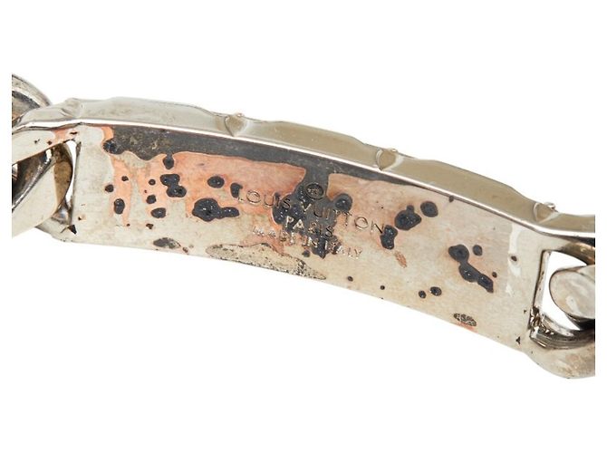 Bracciale Charm Louis Vuitton LV Signature Argento - vista 5