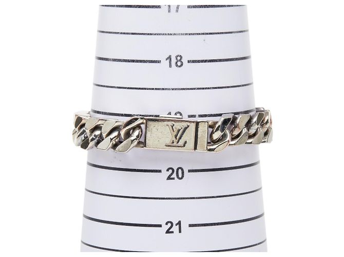 Bracciale Charm Louis Vuitton LV Signature Argento - vista 6
