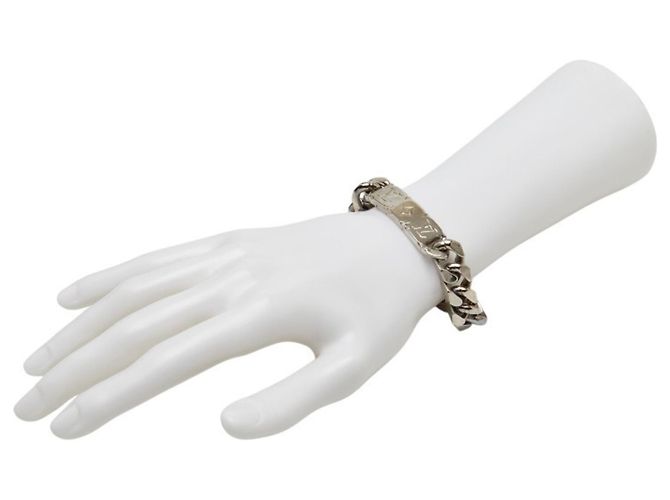 Bracciale Charm Louis Vuitton LV Signature Argento - vista 7