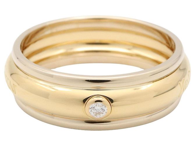 Yves Saint Laurent 18K Gelbgold-Ring mit Diamant Golden - Ansicht 3