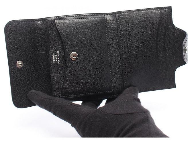Hermès Tarjetero compacto Iliade Hermes Negro - vista 3