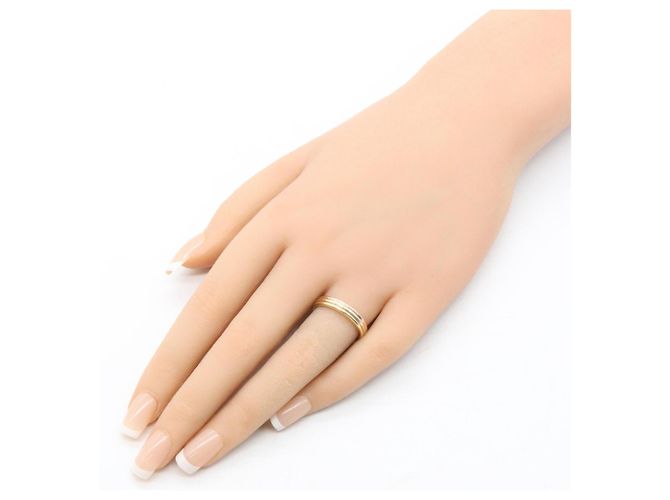 Anillo Vendôme Cartier Plata Dorado - vista 6