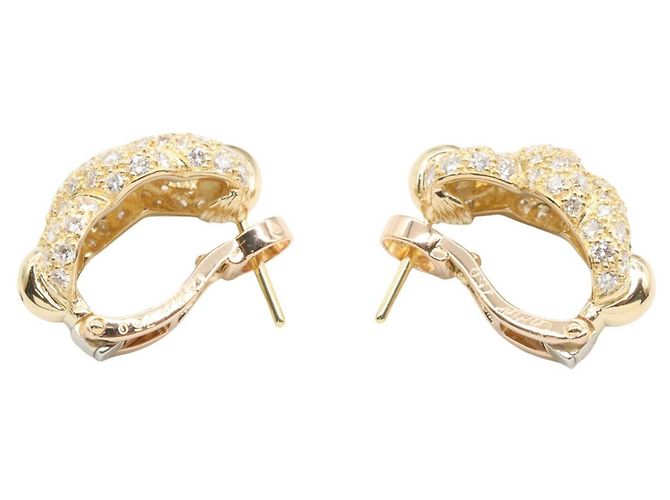 Orecchini Cartier Tornado Diamond D'oro - vista 2