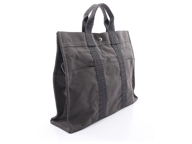 Hermès Borsa Tote Hermes Herline MM Marrone - vista 2