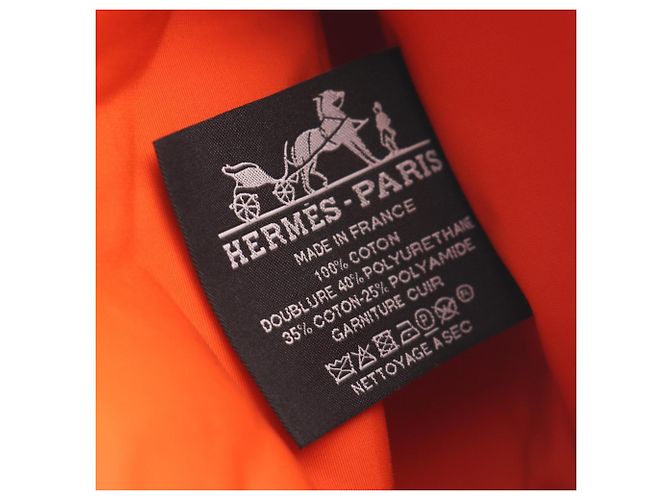 Hermès Borsa a mano mini Hermes Bolide Pouch 15 Rosso Arancione - vista 4
