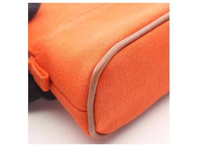 Hermès Borsa a mano mini Hermes Bolide Pouch 15 Rosso Arancione - vista 6