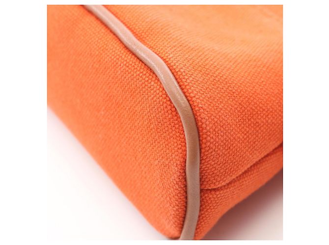 Hermès Borsa a mano mini Hermes Bolide Pouch 15 Rosso Arancione - vista 7