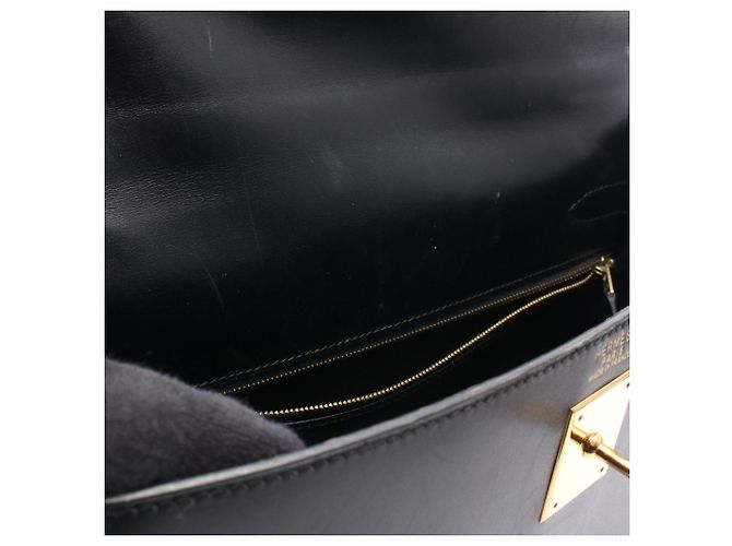 Hermès Borsa Hermes Kelly 32 Black Nero - vista 7