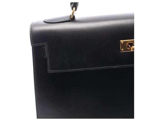 Hermès Borsa Hermes Kelly 32 Black Nero - vista 8