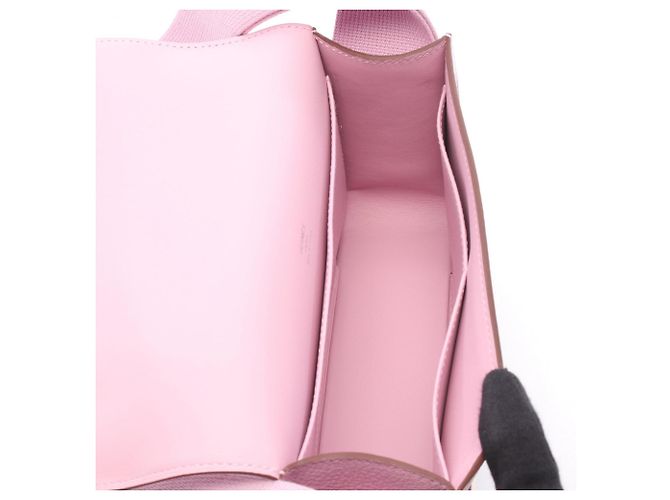 Hermès Borsa a tracolla Hermes Geta Mauve Sylvestre Rosa - vista 3