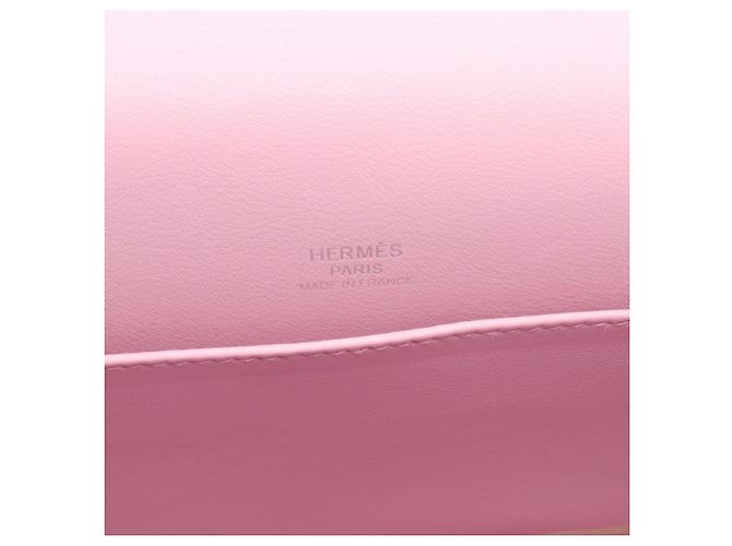 Hermès Borsa a tracolla Hermes Geta Mauve Sylvestre Rosa - vista 4