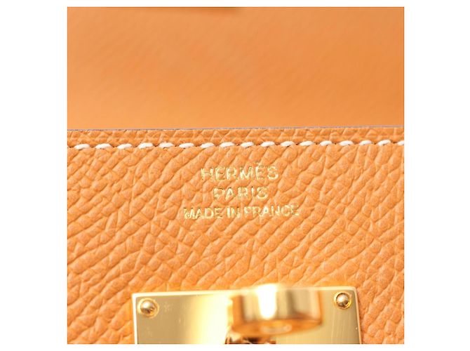 Hermès Borsa a tracolla Hermes Kelly Long To Go Toffee Marrone - vista 4