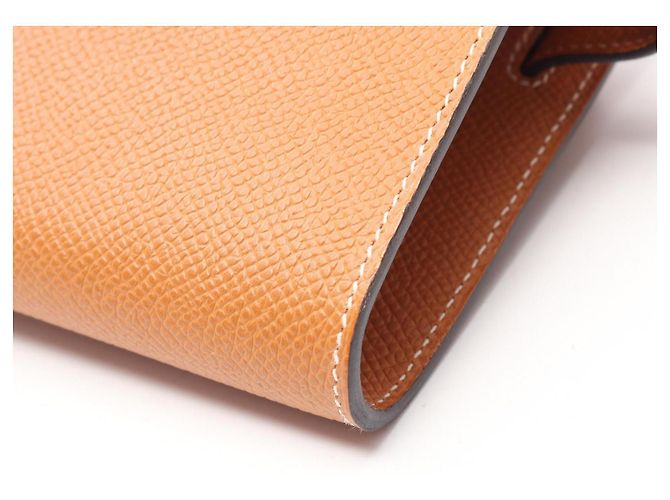 Hermès Borsa a tracolla Hermes Kelly Long To Go Toffee Marrone - vista 6