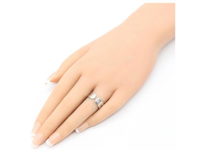 Cartier C2 Band Ring aus 18K Weißgold Golden - Ansicht 7