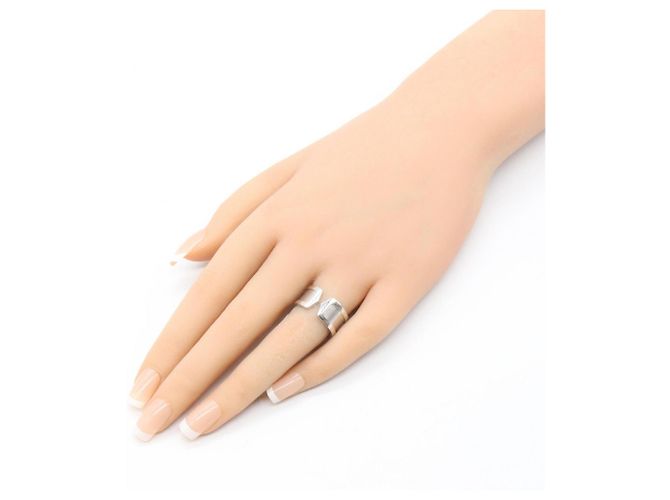 Cartier C2 Wide Band Ring aus 18K Weißgold Golden - Ansicht 7