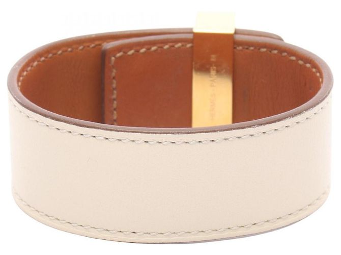 Hermès Hermes Collier de Chien 24 Bracciale Accessorio D'oro Crudo - vista 2