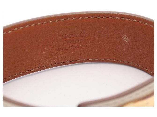 Hermès Hermes Collier de Chien 24 Bracciale Accessorio D'oro Crudo - vista 4