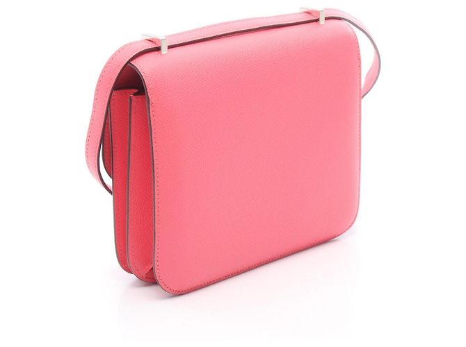 Hermès Borsa a tracolla Hermes Constance 3 Mini Rose Azalee Rosa - vista 2