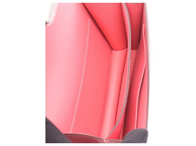 Hermès Borsa a tracolla Hermes Constance 3 Mini Rose Azalee Rosa - vista 3