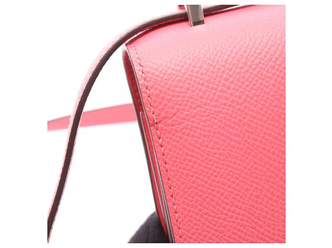 Hermès Borsa a tracolla Hermes Constance 3 Mini Rose Azalee Rosa - vista 6