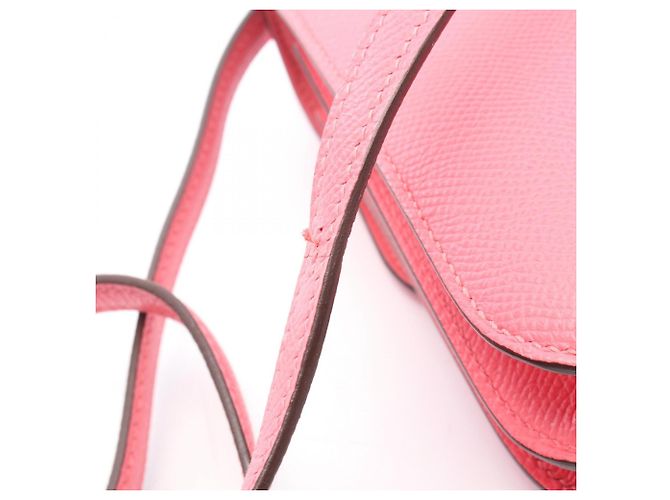 Hermès Borsa a tracolla Hermes Constance 3 Mini Rose Azalee Rosa - vista 7