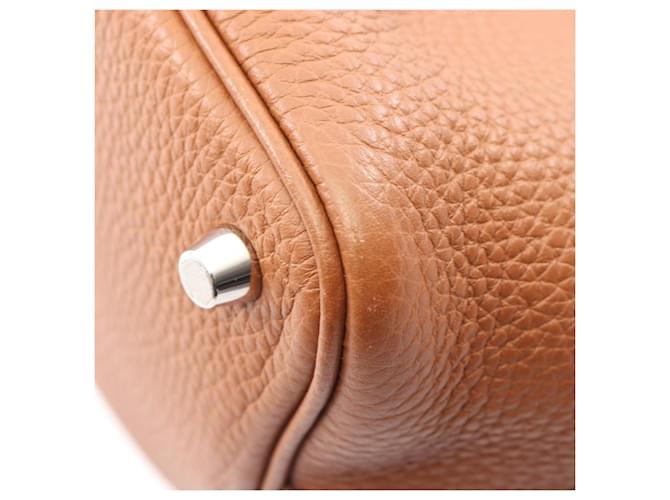 Hermès Borsa Hermes Picotin Lock PM Marrone Crudo - vista 6