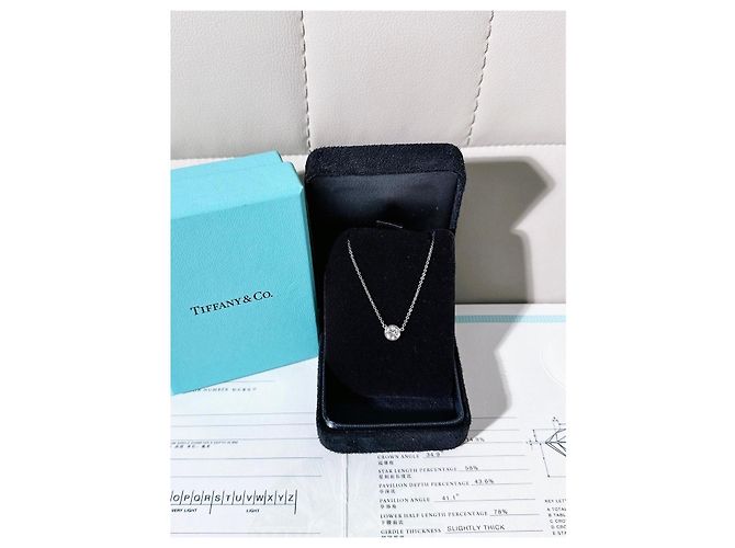 Collana Tiffany & Co. Elsa Peretti Diamonds by the Yard Diamante Argento - vista 2