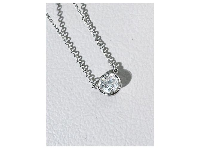 Collana Tiffany & Co. Elsa Peretti Diamonds by the Yard Diamante Argento - vista 4