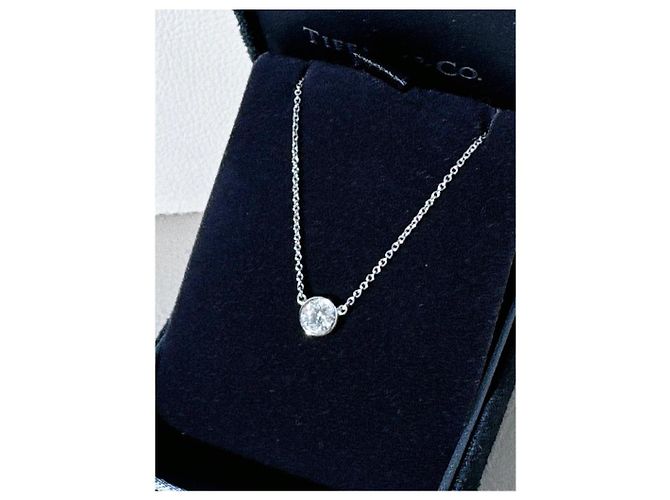Collana Tiffany & Co. Elsa Peretti Diamonds by the Yard Diamante Argento - vista 5