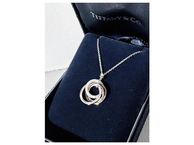 Collana Tiffany & Co. 1837 Oro Tricolore e Diamanti Multicolore - vista 2