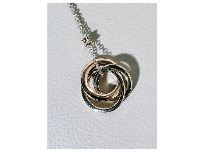 Collana Tiffany & Co. 1837 Oro Tricolore e Diamanti Multicolore - vista 3