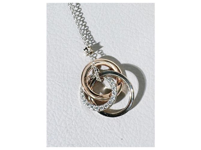 Collana Tiffany & Co. 1837 Oro Tricolore e Diamanti Multicolore - vista 5