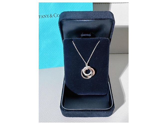 Collana Tiffany & Co. 1837 Oro Tricolore e Diamanti Multicolore - vista 7