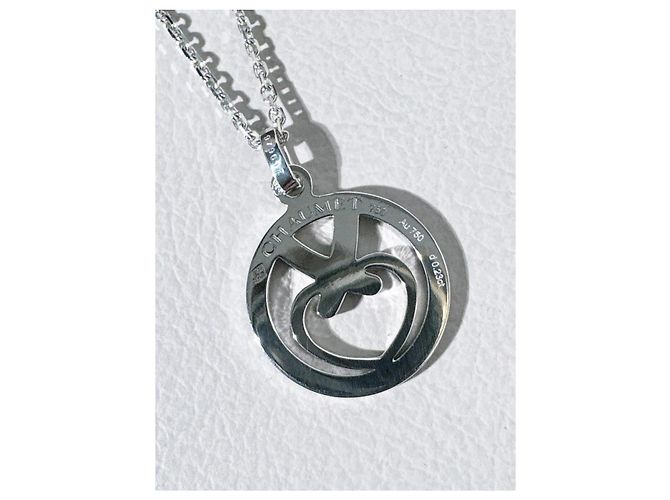 Collana Chaumet Beautiful in Platino e Diamanti Argento - vista 2