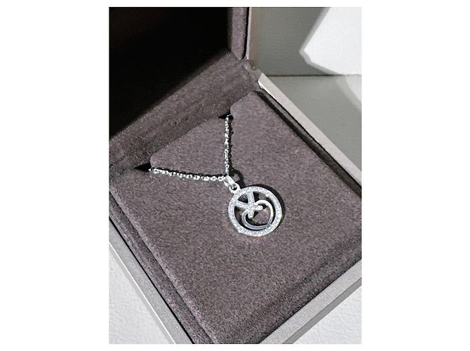 Collana Chaumet Beautiful in Platino e Diamanti Argento - vista 5