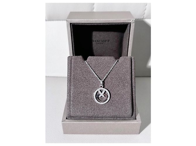 Collana Chaumet Beautiful in Platino e Diamanti Argento - vista 6