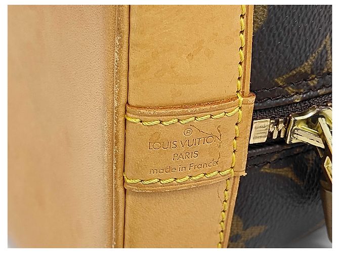 Borsa Louis Vuitton Alma Monogram Canvas PM Marrone - vista 5