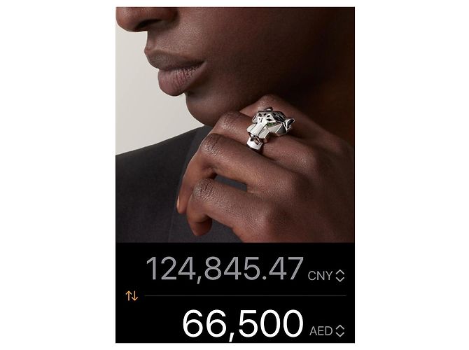 Cartier Panthère de Cartier Ring Weißgold Silber - Ansicht 4