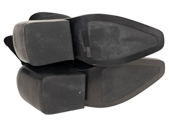 Marsèll Gessetto 90mm Botines de ante Negro - vista 4