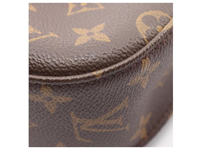 Borsa a Spalla Louis Vuitton Saint Cloud GM Monogram Marrone Monogramma - vista 6