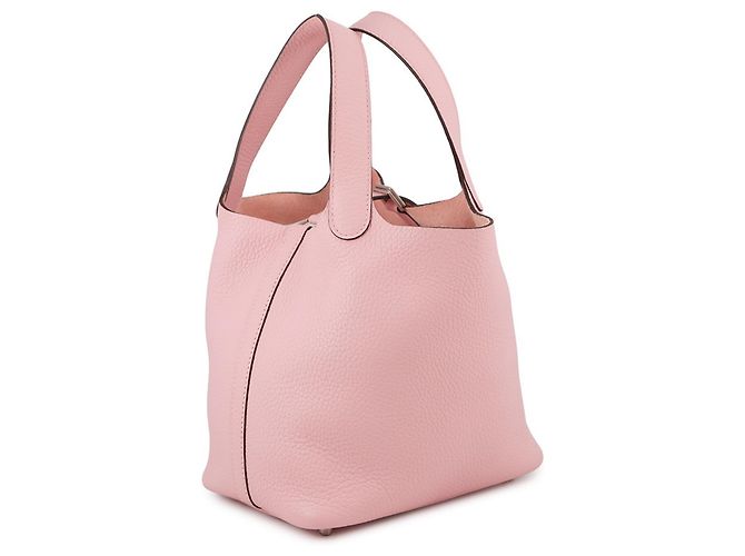 Hermès Borsa Hermes Picotin Lock PM in Rose Sakura Rosa - vista 2