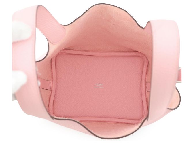 Hermès Borsa Hermes Picotin Lock PM in Rose Sakura Rosa - vista 5