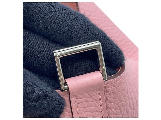 Hermès Borsa Hermes Picotin Lock PM in Rose Sakura Rosa - vista 9