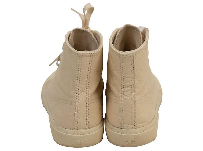 Balenciaga Paris Sneakers Alte Beige - vista 3
