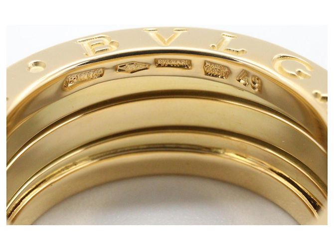 Bulgari Bague anneau Bvlgari B-zero1 en or jaune 18K Doré - vue 4