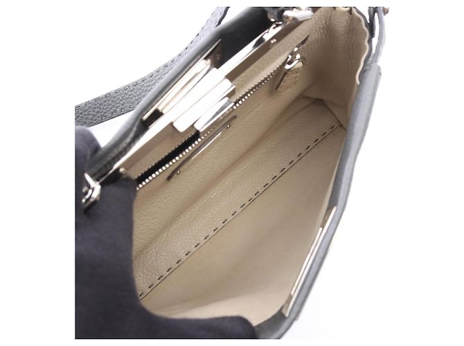 Fendi Peekaboo Regular Selleria 2-Way Handtasche Braun - Ansicht 3