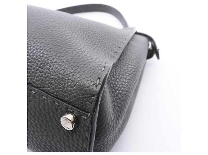 Fendi Peekaboo Regular Selleria 2-Way Handtasche Braun - Ansicht 5