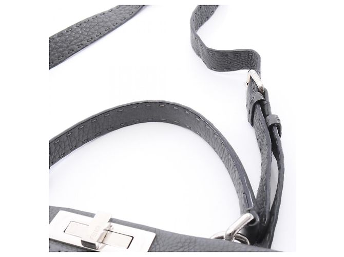 Fendi Peekaboo Regular Selleria 2-Way Handtasche Braun - Ansicht 8