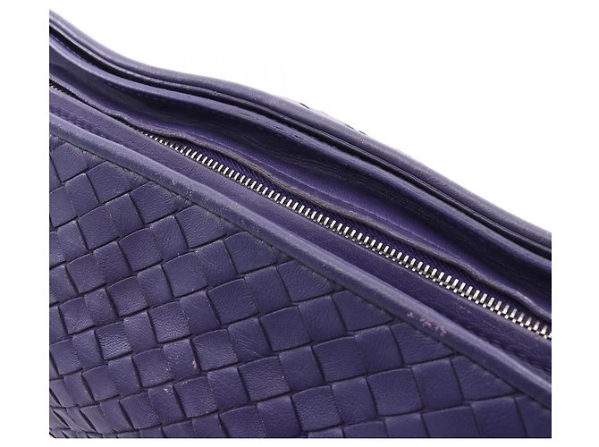 Bottega Veneta Purple Intrecciato Shoulder Bag - view 10